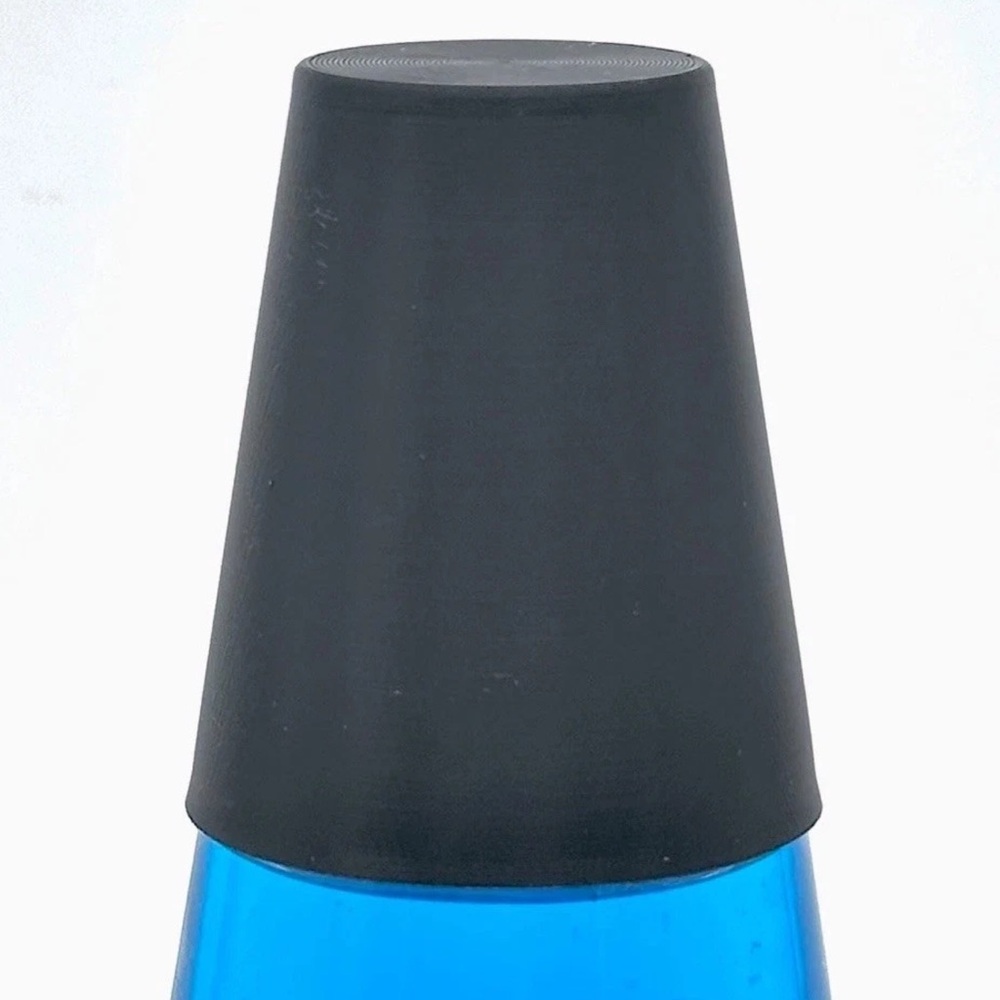 Lava Lamp 3D Printed CAP TOP ONLY! Fits 14.5” to 17” Lamps BLACK